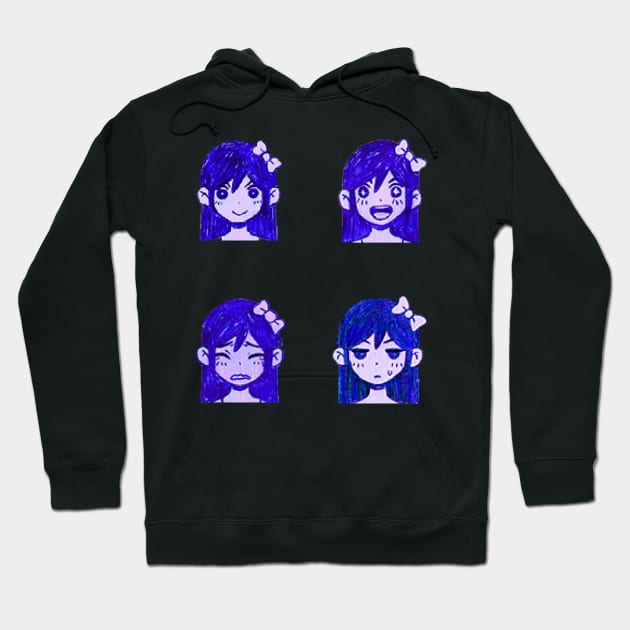 Aubrey Sprites (Omori) Hoodie by hidexmian